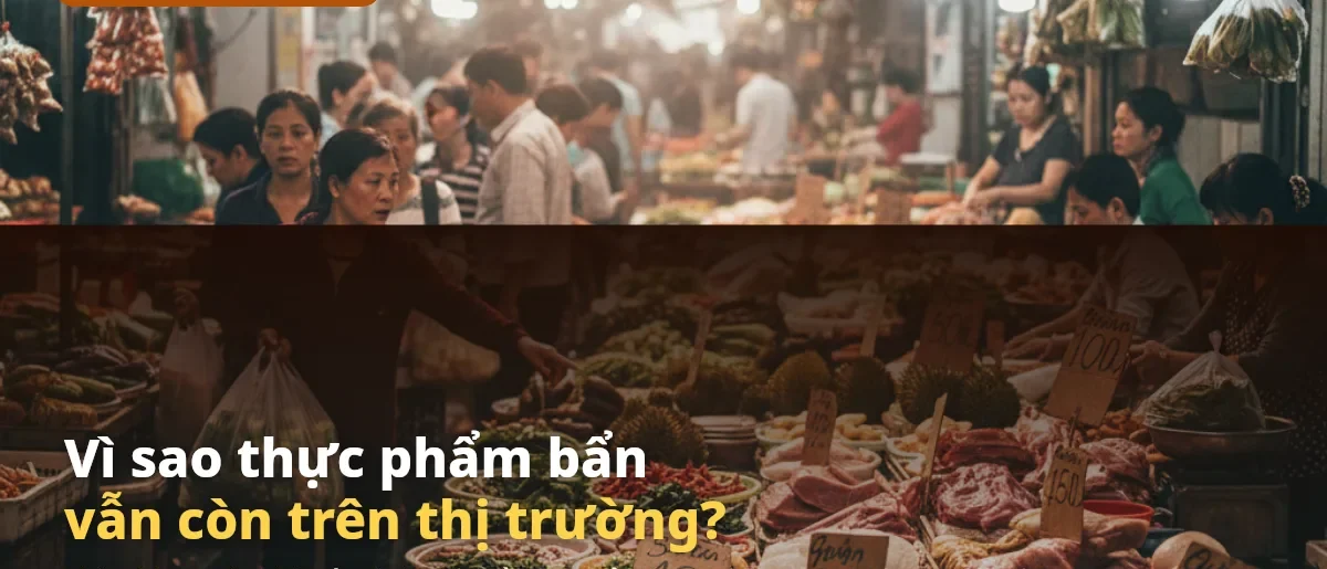 Nguyên nhân thực phẩm bẩn vẫn có mặt trên thị trường (2026)