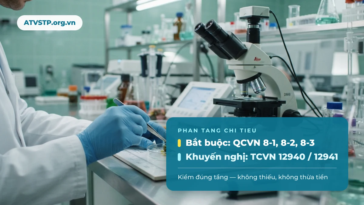Bảng chỉ tiêu kiểm nghiệm bánh trung thu bắt buộc theo quy chuẩn và khuyến nghị theo tiêu chuẩn