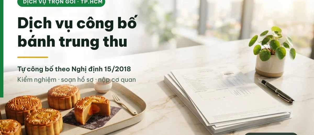 Dịch vụ công bố bánh trung thu 2026: hồ sơ, chi phí, thời gian