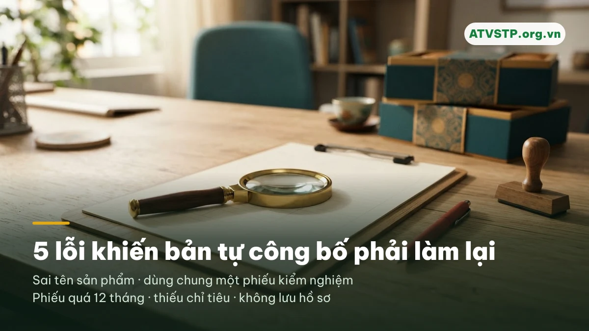 Năm lỗi khiến bản tự công bố bánh trung thu phải làm lại