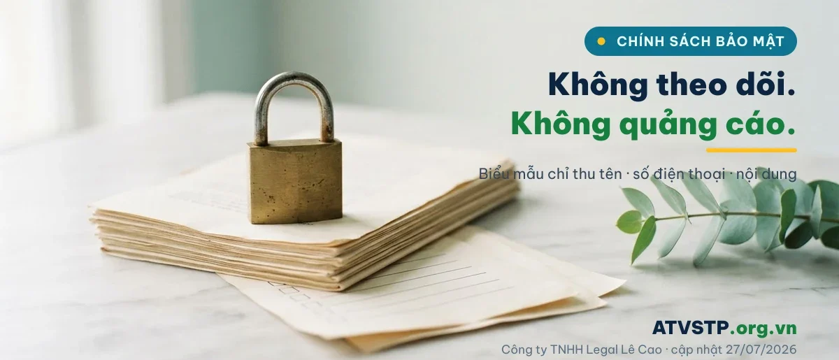 Chính sách bảo mật