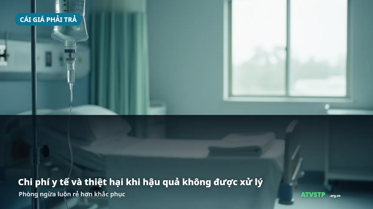 Chi phí y tế và thiệt hại khi hậu quả mất an toàn thực phẩm không được xử lý kịp thời