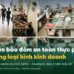 Điều kiện bảo đảm an toàn thực phẩm theo từng loại hình kinh doanh (2026)