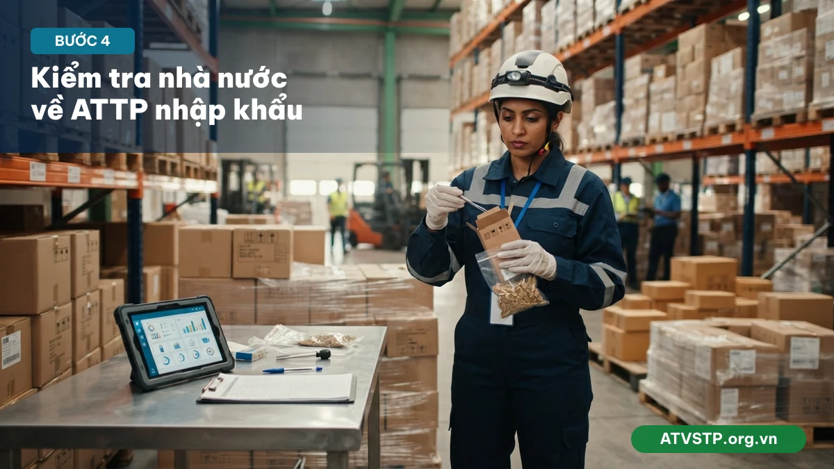 Kiểm tra nhà nước về an toàn thực phẩm đối với thực phẩm nhập khẩu