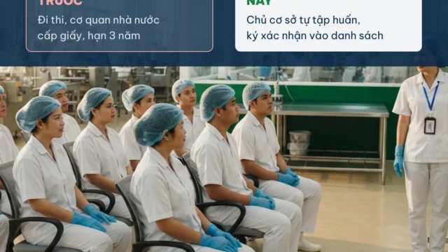 Giấy xác nhận kiến thức an toàn thực phẩm: đã bỏ từ 2018, nay làm gì?