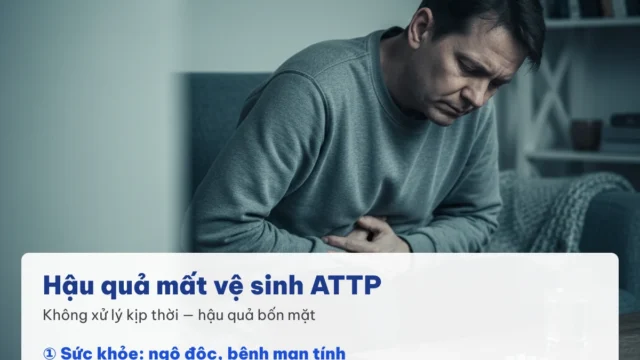 Hậu Quả Mất Vệ Sinh An Toàn Thực Phẩm (Sức Khỏe, Kinh Tế, Pháp Lý) 2026